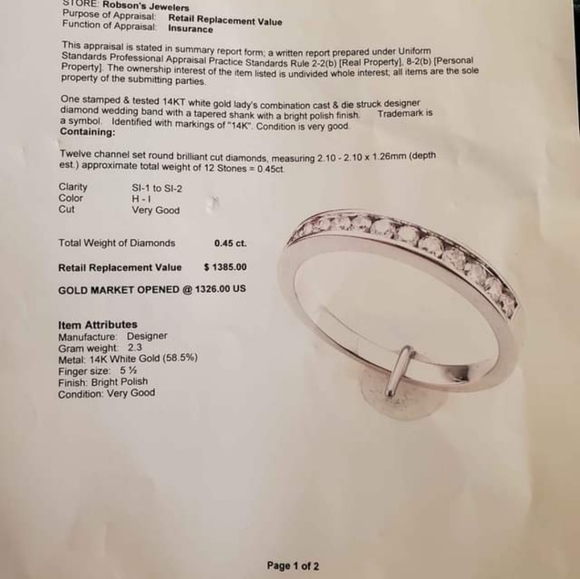 Engagement Ring Set - Picture 2 of 2